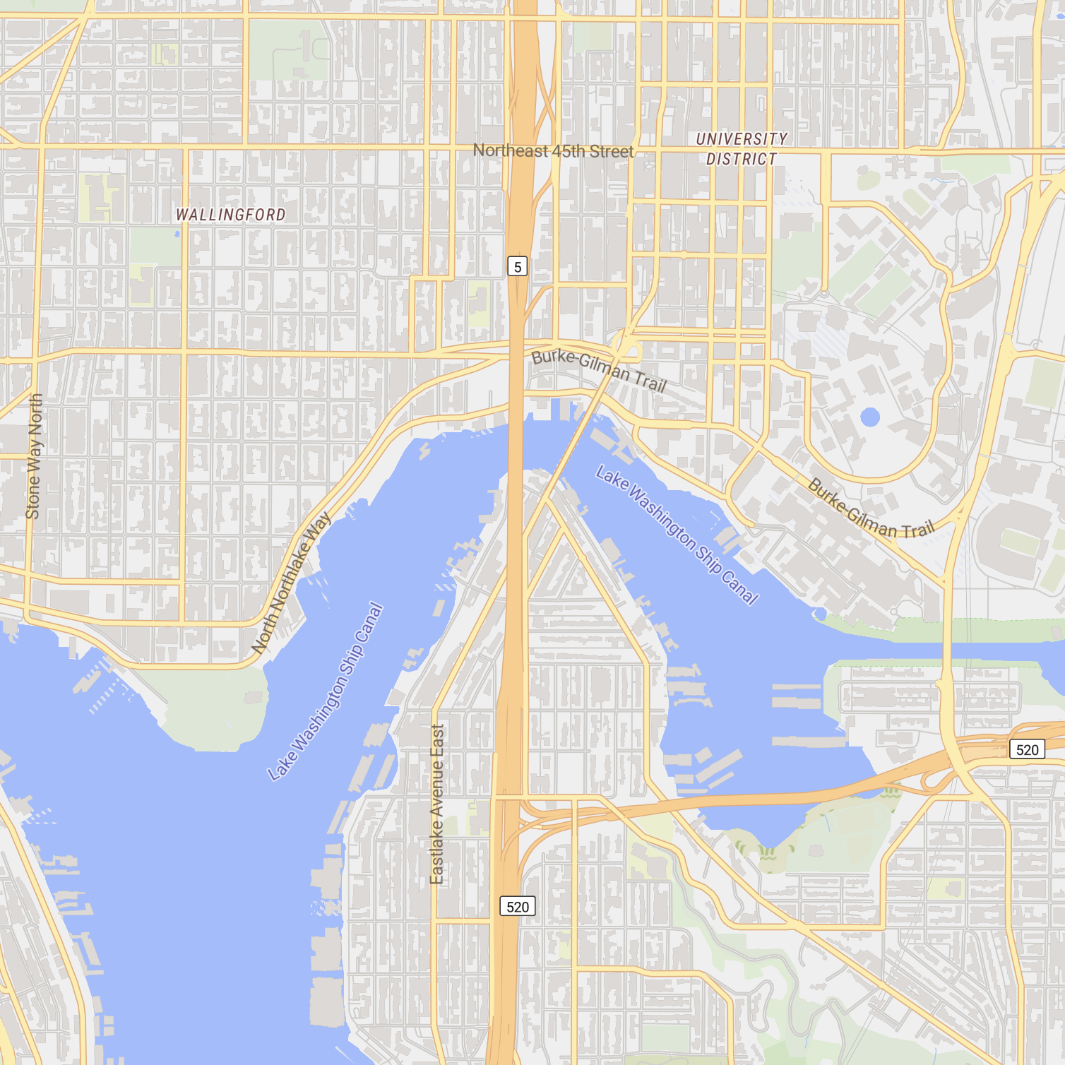 the same tile with styling applied, making it look like a typical map